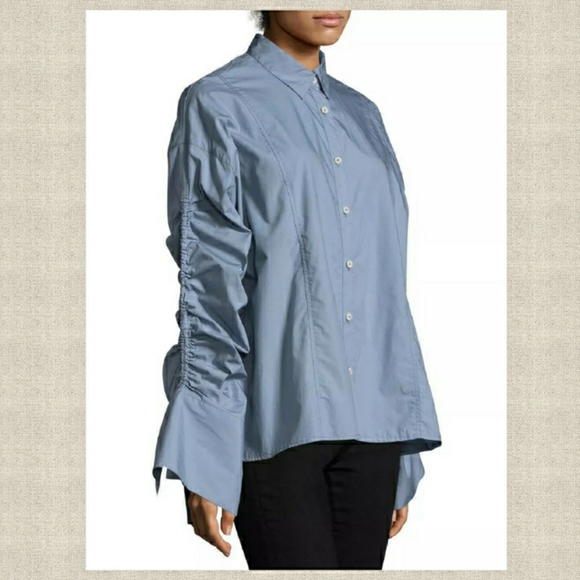 Free People Poplin Shirt - EUC - Picture 3 of 6